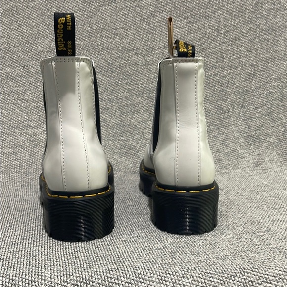 Dr. Martens White Chelsea Boots - Picture 12 of 16